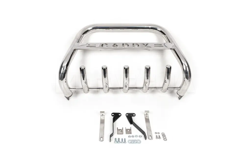 Кенгурятник WT003 Volkswagen Caddy 2010-2015 нержавеющая сталь CAN (dug677754) - 2
