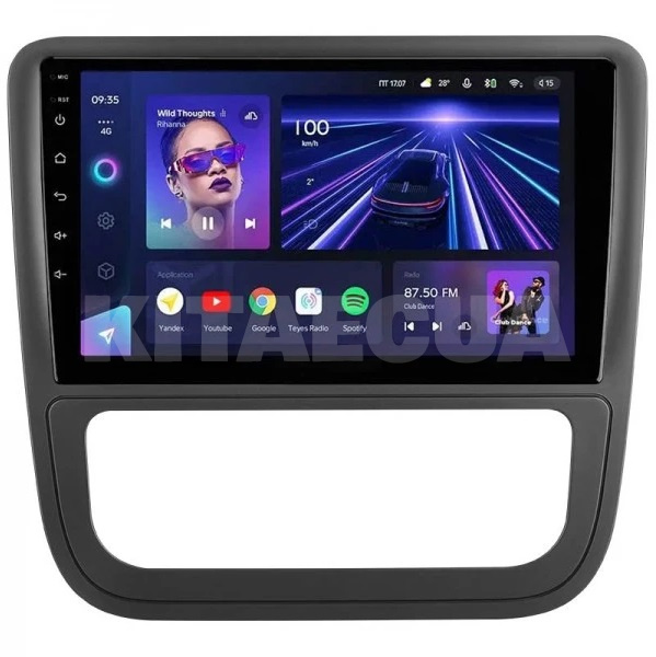Штатная магнитола CC3L 4+64 Gb 9" Volkswagen Scirocco 3 III Mk3 2008-2014 (F1) Teyes (52174)