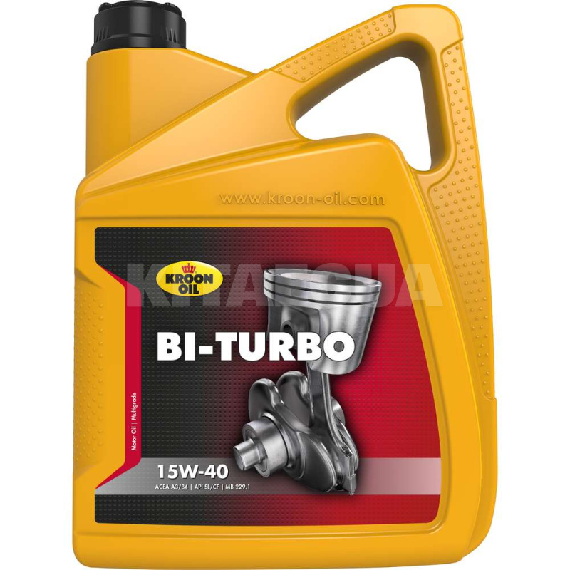 Масло моторное минеральное 4л 15W-40 BI-TURBO KROON OIL (KL 33078)