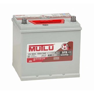 Аккумулятор автомобильный 68Ач 600А "+" справа Mutlu