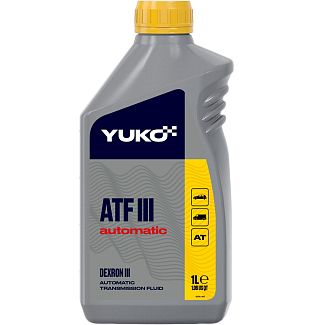 Масло трансмиссионное полусинтетическое 1л ATF III Yuko