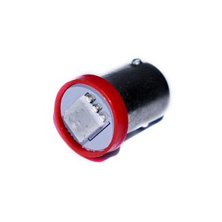 LED лампа для авто T2W BA9s 0.45W червоний AllLight
