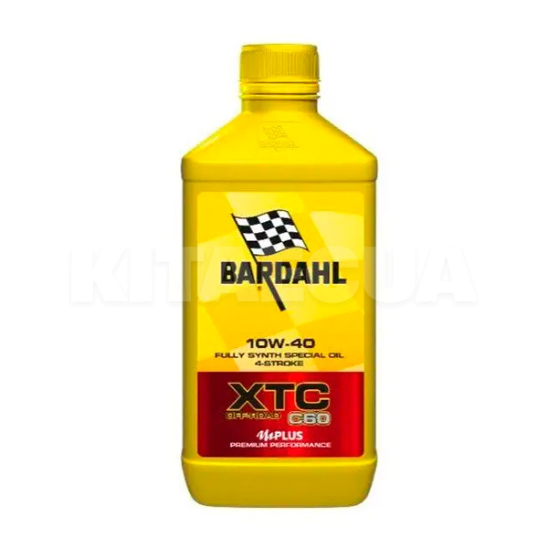 Масло моторное синтетическое 1л 10W-40 XTC Moto BARDAHL (351041)
