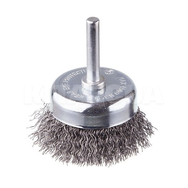 Щітка чашкова 50 мм для дриля 1/4" (кручений дріт) Intertool (BT-9050)