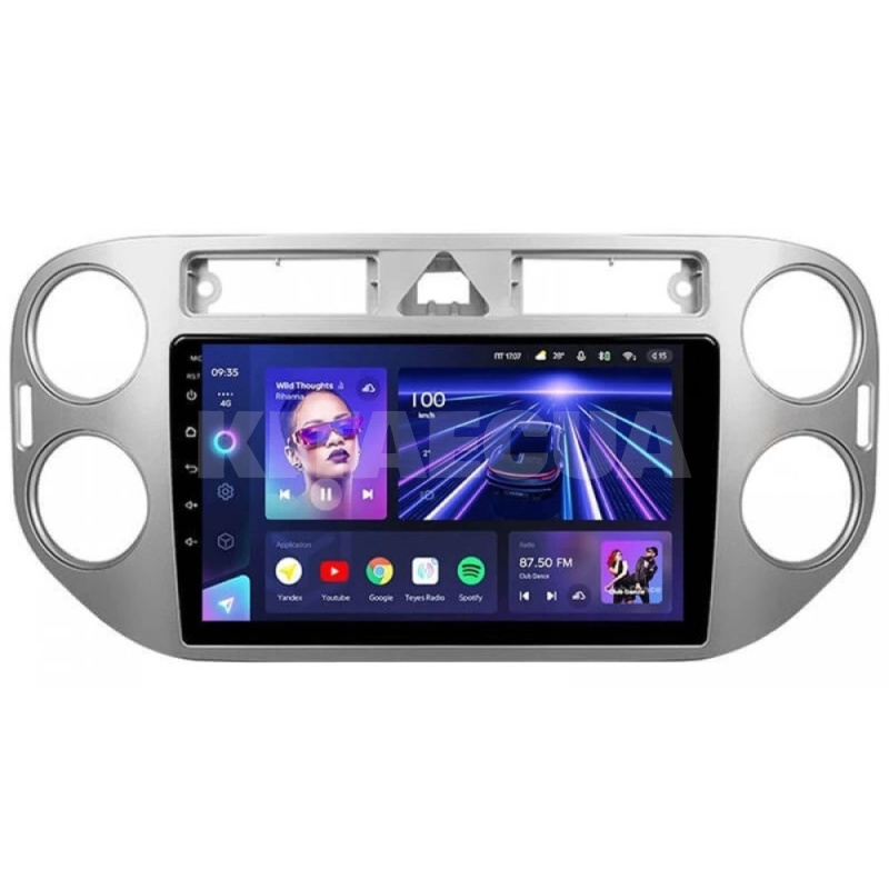 Штатная магнитола CC3L 4+64 Gb 9" Volkswagen Tiguan 1 NF 2006-2017 (F2) Teyes (52179)