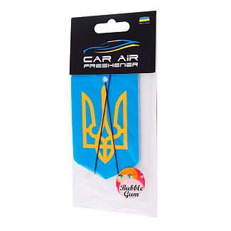 Ароматизатор сухой листик "жвачка" Герб Bubble Gum 