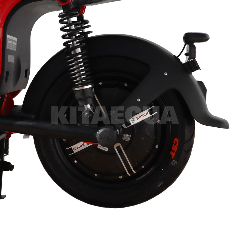 Электроскутер 120 км 1200 Вт красный + 2 бокса в подарок AIMA (XIO MA U1 L1E 2520 W/h-red) - 9