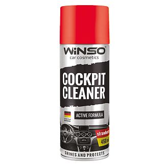 Полироль для пластика "клубника" 450мл Cockpit Cleaner Winso