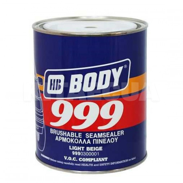 Герметик автомобільний швів 1кг каучуковий бежевий BODY (00000003696)
