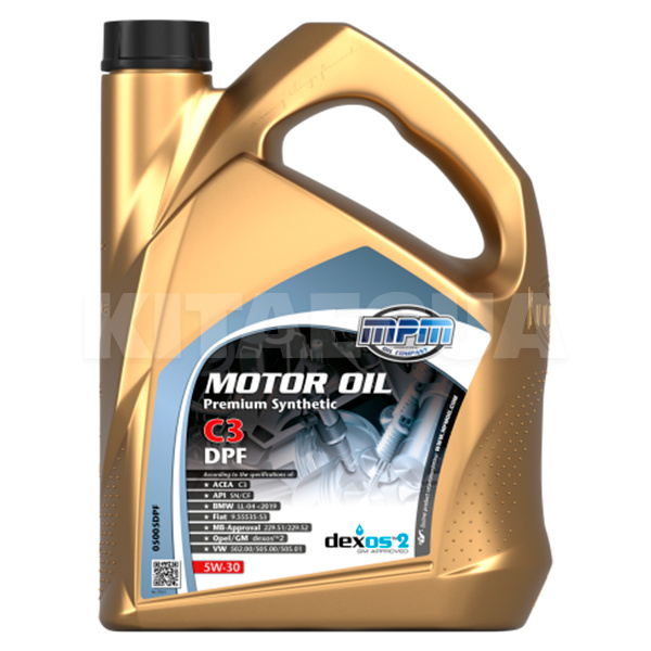 Масло моторное синтетическое 5л 5W-30 C3 DPF MPM (MPM_05005DPF)