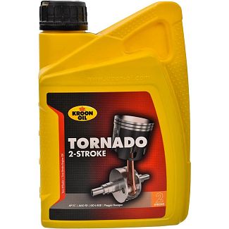 Масло моторное синтетическое 1л 2T Tornado KROON OIL