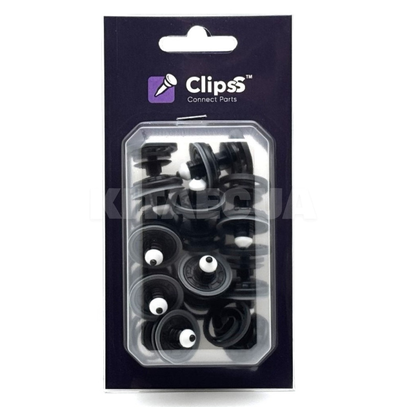 Клипса карты двери и молдинга на VW / Audi / Volvo / Seat (компл 10 шт) Clipss (1249)