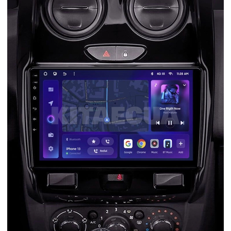 Штатна магнітола MOSS M2 4+32 Gb 9" Renault Duster 2015-2021 (F2) AMS (49410) - 2