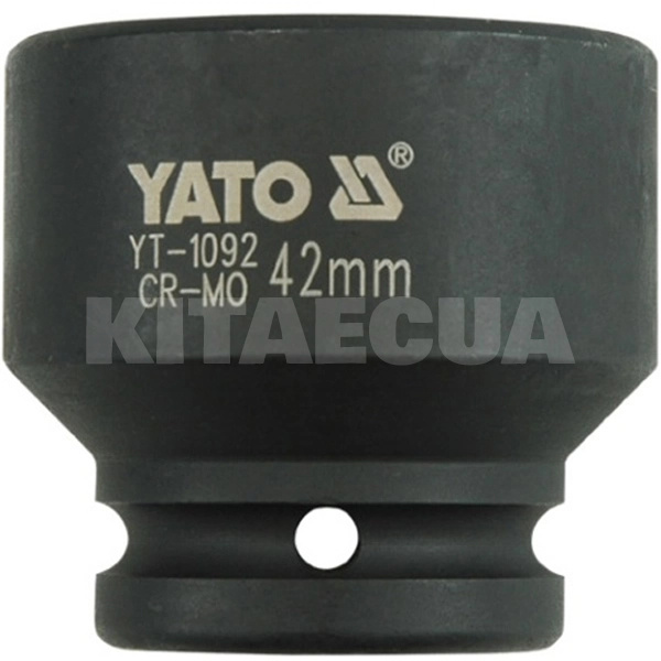 Головка торцевая ударная 6-гранная 42 мм 3/4" 57 мм YATO (YT-1092)