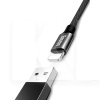 Кабель USB Lightning 1.8м чорний BASEUS (CALYW-A01)