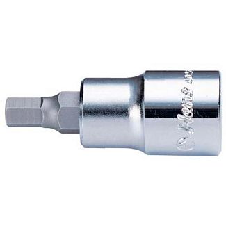 Головка торцевая с 6-лучевой насадкой 10 мм 1/4" 32 мм HANS