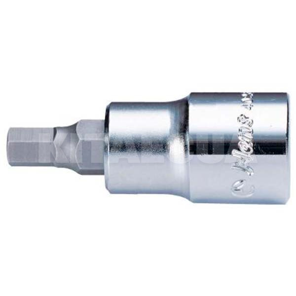Головка торцева з 6-променевою насадкою 10 мм 1/4" 32 мм HANS (2026M10)