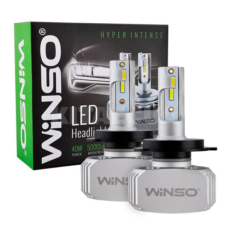 LED лампа для авто Hyper Intense P43t 40W 6000K (комплект) Winso (792400)