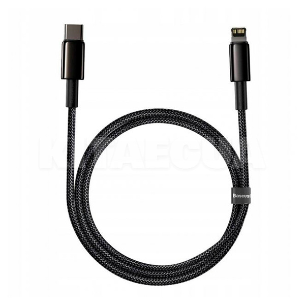 Кабель Type-C - Lightning PD 20W 1м чорний BASEUS (CATLWJ-01) - 6