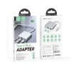 Кабель-переходник Type-C - USB/HDMI/Type-C HB14 0.15м серый HOCO (6931474725790)