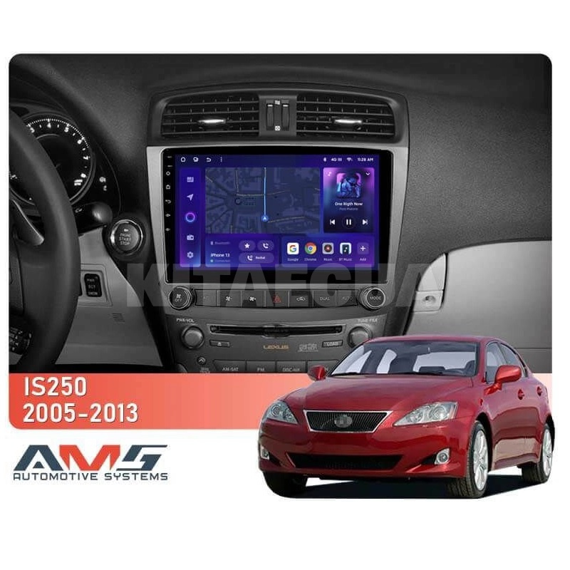 Штатна магнітола MOSS M3 4+32 ГБ 10" Lexus IS250 XE20 (Lp) 2005-2013 (L3) AMS (50832) - 5