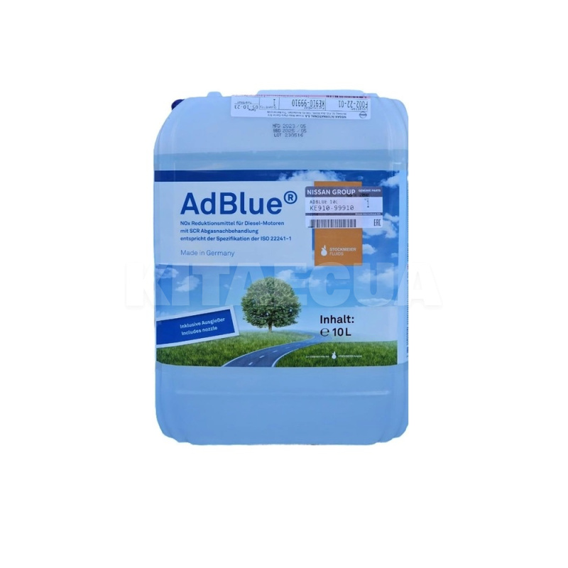 Рідина AdBlue 10л NISSAN (KE91099910)