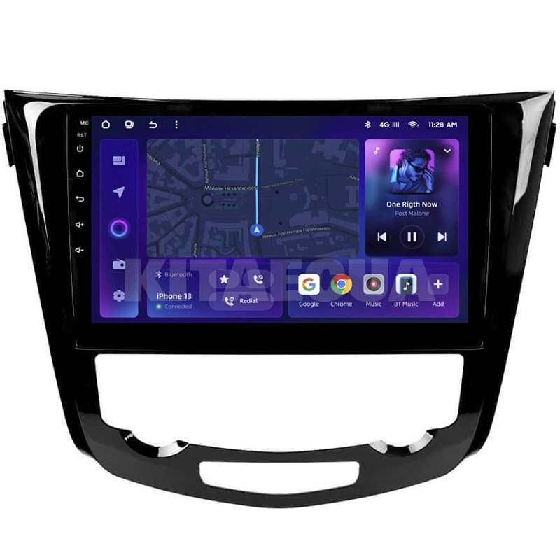 Штатна магнітола MOSS M2 4+32 Gb 10" Nissan Qashqai 2013-2022 Automatic air conditioning (F2 AB) AMS (49665)