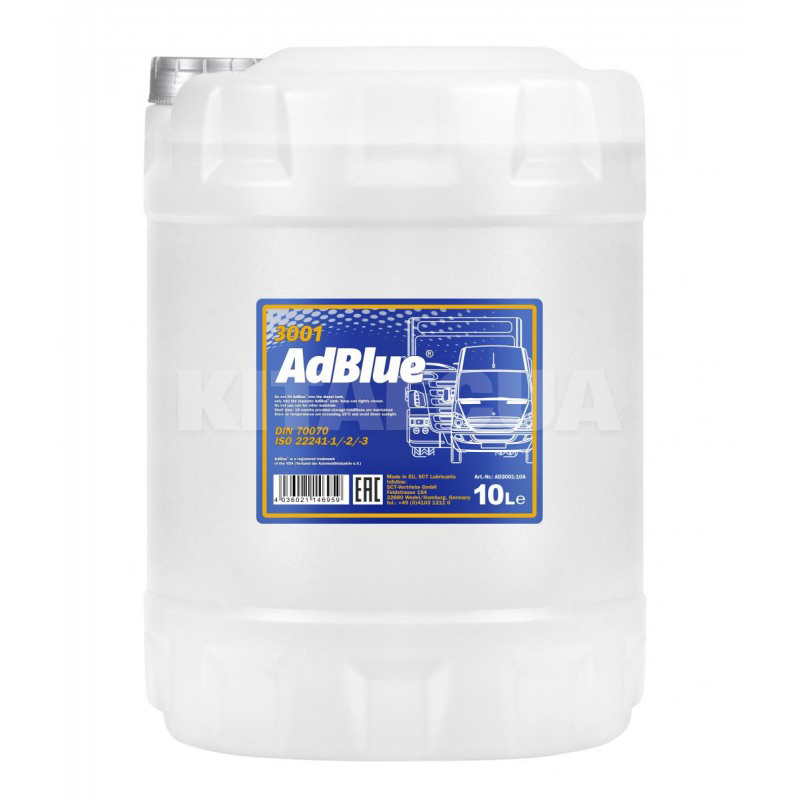 Рідина AdBlue 10л Mannol (MN3001-10)