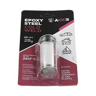 Холодная сварка 28г Epoxy Steel AXXIS