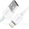 Кабель USB Lightning 2.4A Superior Series 0.25м білий BASEUS (CALYS-02)