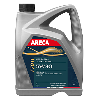 Масло моторное синтетическое 5л 5W-30 F7011 ARECA