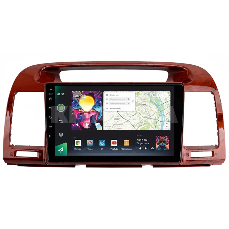 Штатна магнітола PRO 9464 4+64 Gb 9" Toyota Camry 5 XV 30 2001-2006 SIGMA4car (39937)