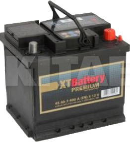Аккумулятор автомобильный 45Ач 400А "+" справа XT (XT BAT PREMIUM 45)