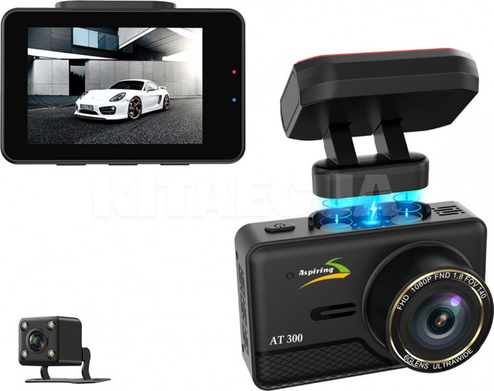 Видеорегистратор SuperHD (2304x1296) с GPS, USB на магнитном креплении Aspiring (AT300) - 5