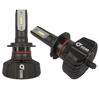 LED лампа для авто H7 35W 6000K (комлект) SIGMA