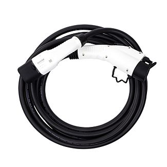 Зарядный кабель для электромобиля 7.4 кВт 32А 1-фаза 5м Type 2 (станция) - Type 1 (американское авто Duosida