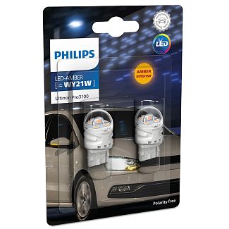 LED лампа для авто Ultinon Pro3100 W3x16d 2.15W (комплект) PHILIPS