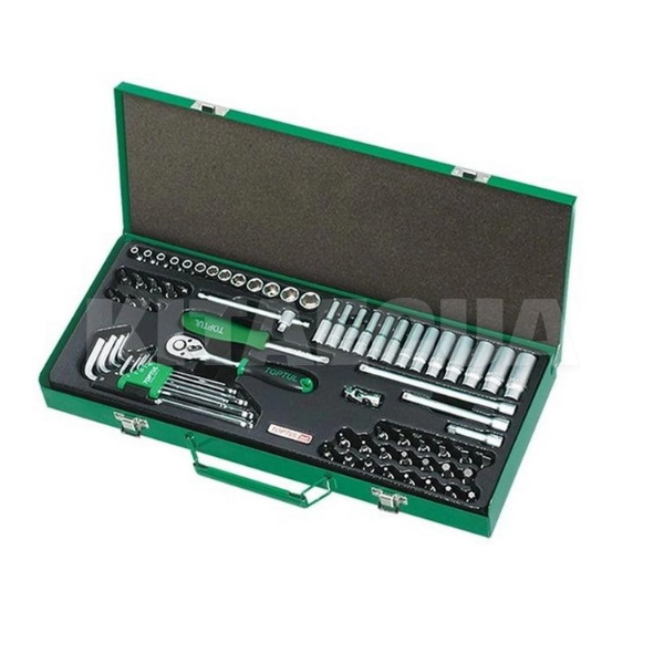 Набор инструментов 1/4" 72 предмета TOPTUL (GCAD7202)