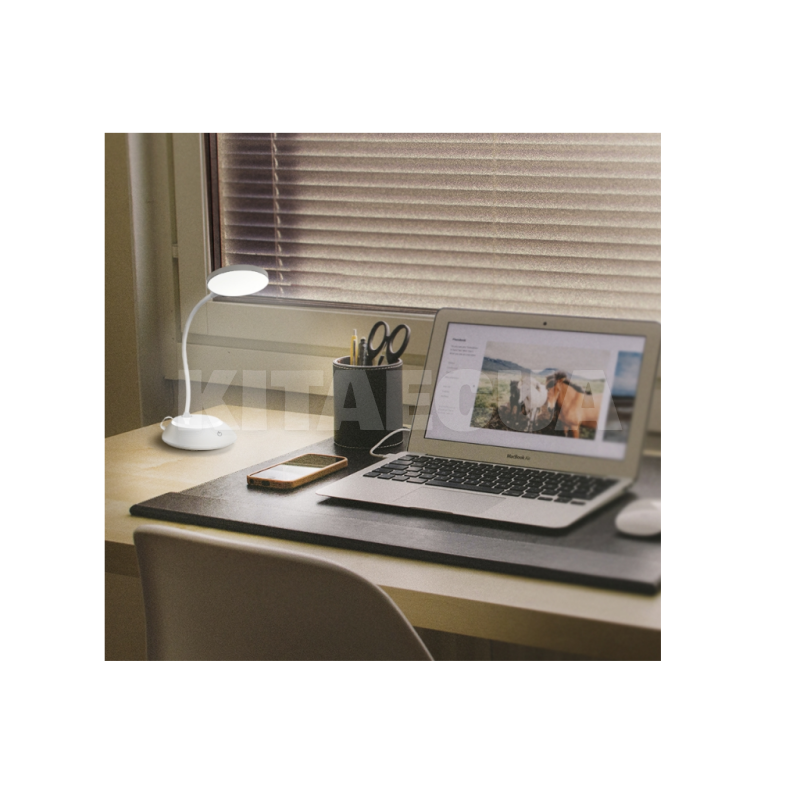 LED настільна лампа з акумулятором сіра TITANUM (TLTF-022G) - 2