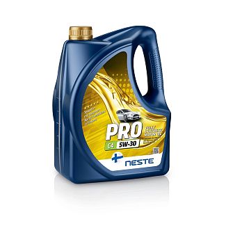 Масло моторное синтетическое 4л 5W-30 Pro С4 NESTE