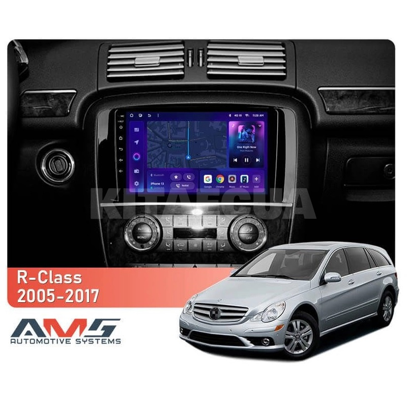 Штатна магнітола MOSS M3 4+32 ГБ 9" Mercedes Benz R-Class R280 2005-2017 (F1) AMS (50157) - 2