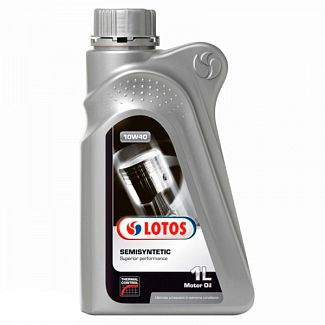 Масло моторное полусинтетическое 1л 10W-40 SEMISYNTHETIC LOTOS