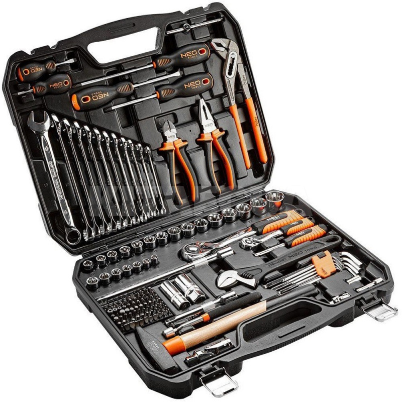 Набор инструментов 1/2" 1/4" 143 предмета NEO Tools (08-945)
