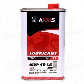 Масло моторное полусинтетическое 1л 15W-40 TRUCK LS SHPD AXXIS