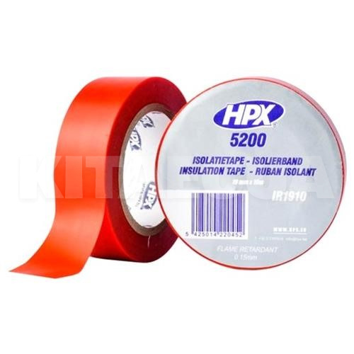 Изолента красная 10 м х 19 мм HPX (HPX IR1910) - 2