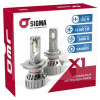 LED лампа для авто X1 H4 H/L 50W 6000K SIGMA4car (44760)