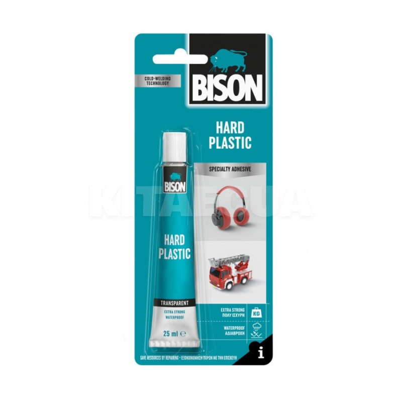 Клей 25мл для жорсткого пластику BISON (7004115)