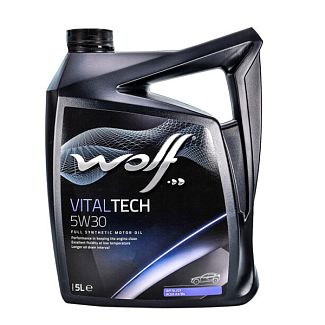 Масло моторное синтетическое 5л 5W-30 Vitaltech WOLF
