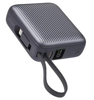 Портативная зарядная батарея Moon Rock 10000 мАч 22.5W серый PROOVE