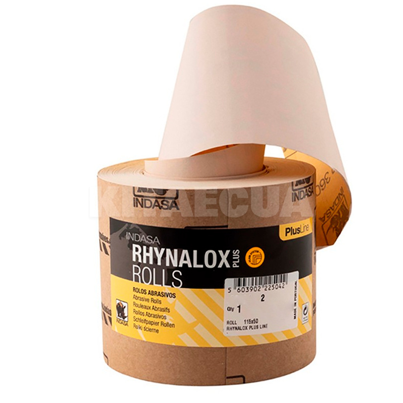 Наждачная бумага P120 0.50x0.115м Rhynalox Plus Line INDASA (22701-INDASA)